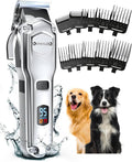Zura Paws Rechargeable Dog Clippers with 8 Combs