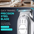 Zura Paws Rechargeable Dog Clippers with 8 Combs
