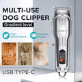 Zura Paws Rechargeable Dog Clippers with 8 Combs